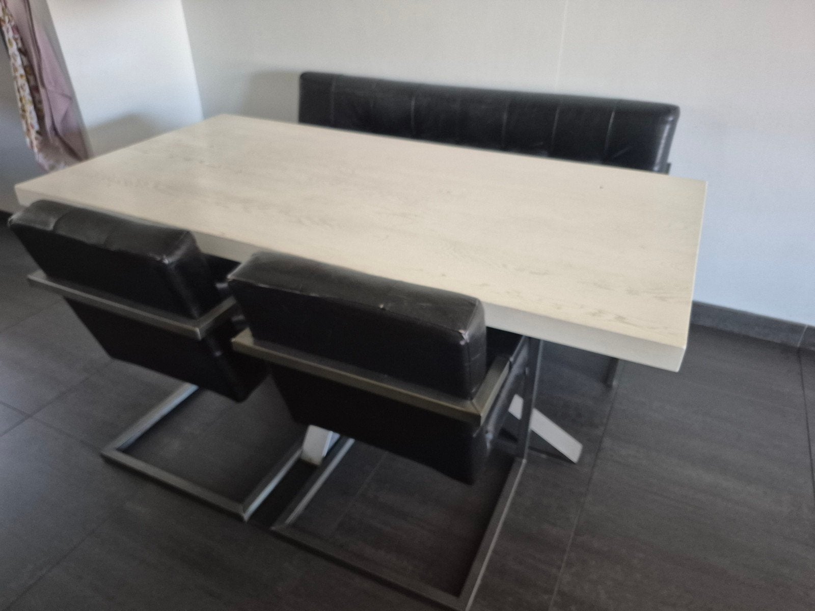Mooie eettafelset, Ophalen, Gebruikt, Rechthoekig, 50 tot 100 cm