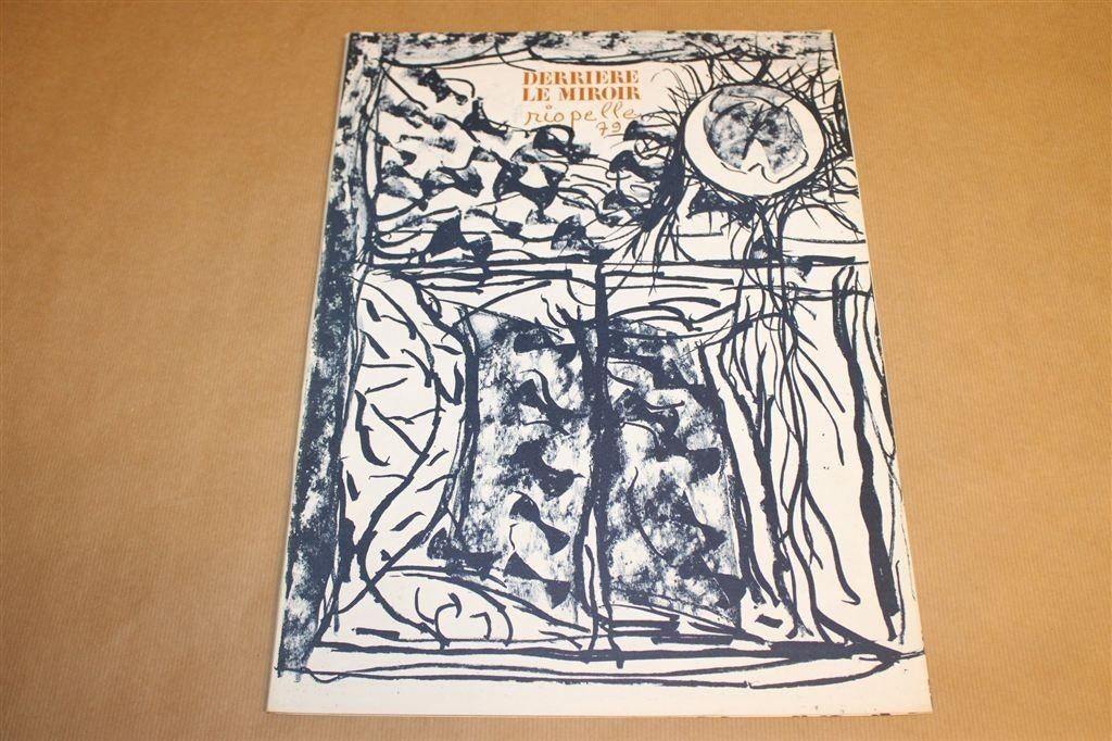 Kunstuitgave Derrière Le Miroir. Riopelle. Zeldzaam. 1979., Ophalen of Verzenden, Gelezen