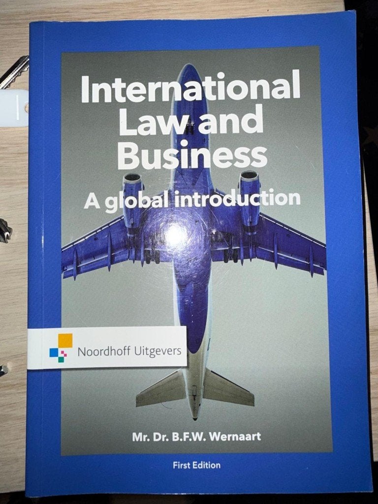 Book International Law and Business, Boeken, Alpha, HBO, Ophalen of Verzenden, B.F.W Wernaart