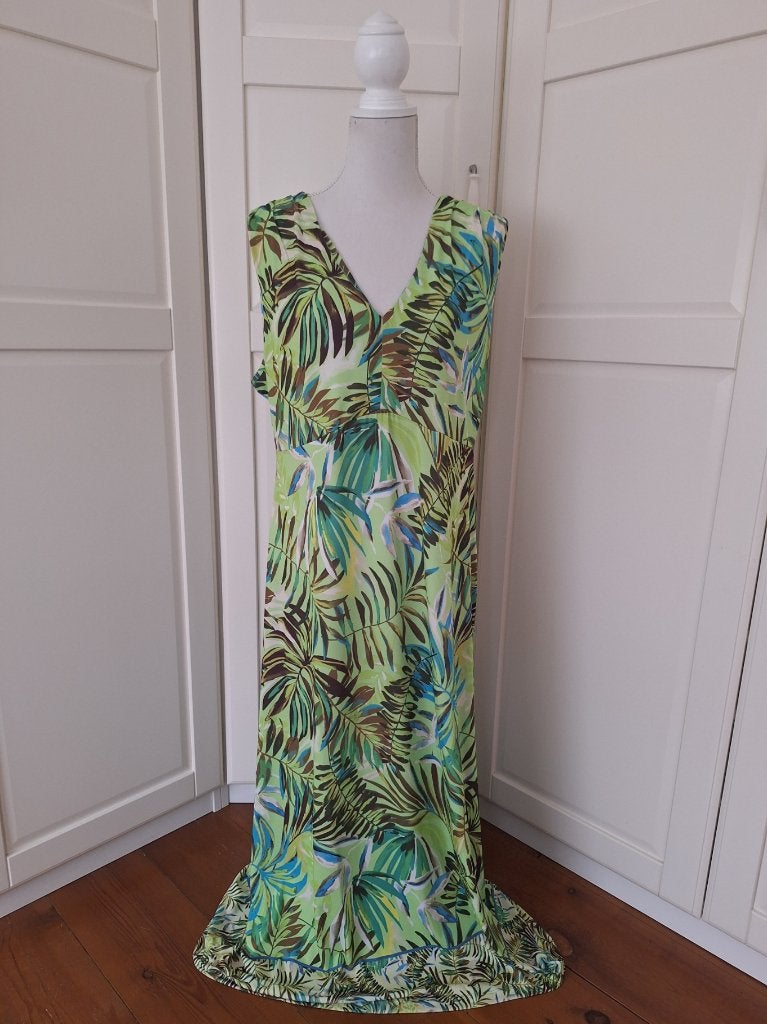 Smashed Lemon nieuwe mouwloze print maxi jurk 3XL XXXL 48, Maat 46/48 (XL) of groter, Nieuw, Ophalen of Verzenden, Smashed Lemon