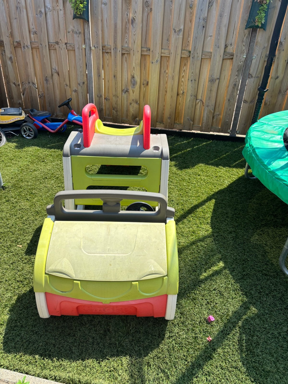 Smoby Auto Glijbaan - 2-in-1 Speelplezier, Ophalen, Gebruikt, Loopvoertuig