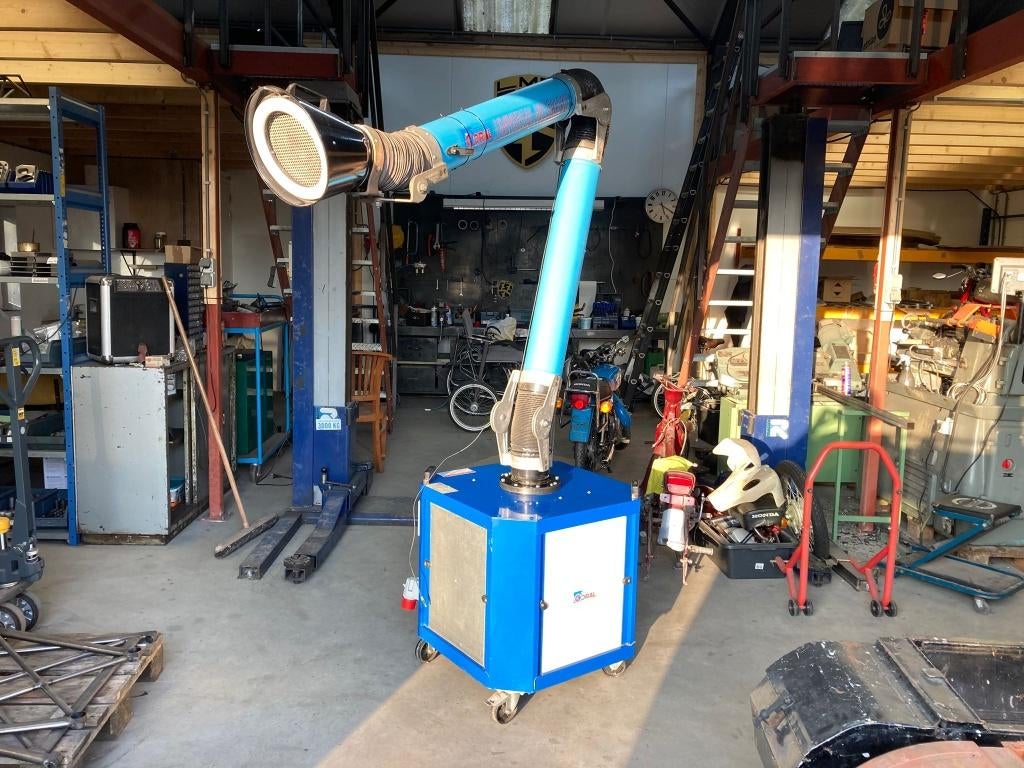Mobiele Lasdampafzuiger Coral Z.G.A.N., Doe-het-zelf en Verbouw, Ventilatie en Afzuiging, Ophalen, Zo goed als nieuw, Afzuiger