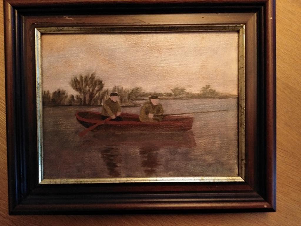 Sfeervol stil schilderij van Evert Slegers, Antiek en Kunst, Ophalen of Verzenden