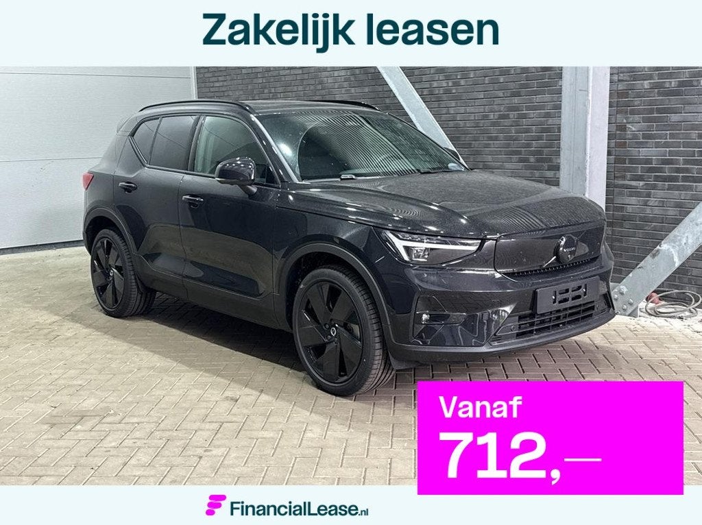 Volvo EX40 Single Motor Extended Range Plus Black Ed. 82 kWh, Auto's, Volvo, Bedrijf, Lease, Financial lease, EX40, ABS, Achteruitrijcamera