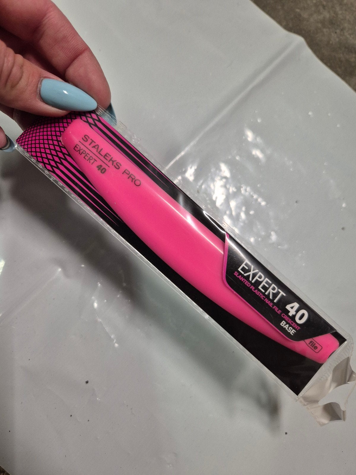 nieuw staleks pro expert 40 halfmoon base vijl, Overige kleuren, Nieuw, Ophalen of Verzenden, Handen en Nagels