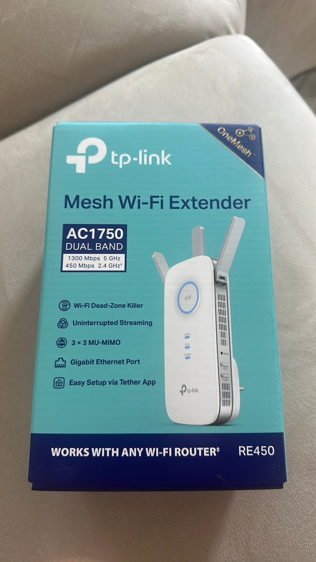TP-Link RE450 mesh wifi extender, Computers en Software, Netwerk switches, Ophalen