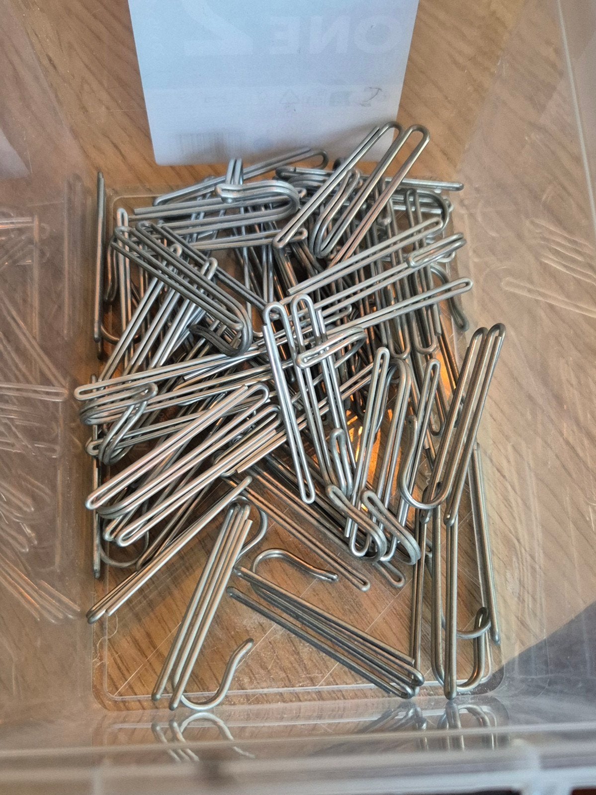 Ikea Gordijnhaken - 35 stuks, Met haken, Gebruikt, Metaal, Ophalen of Verzenden