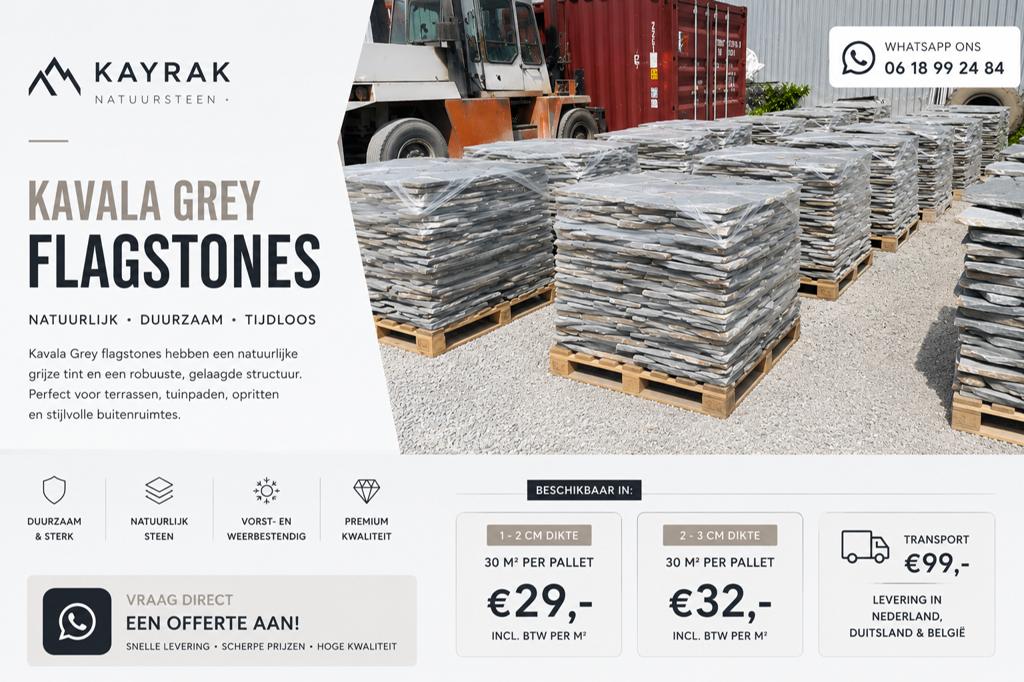 Flagstones, Ophalen of Verzenden, Zo goed als nieuw, Graniet, Overige typen