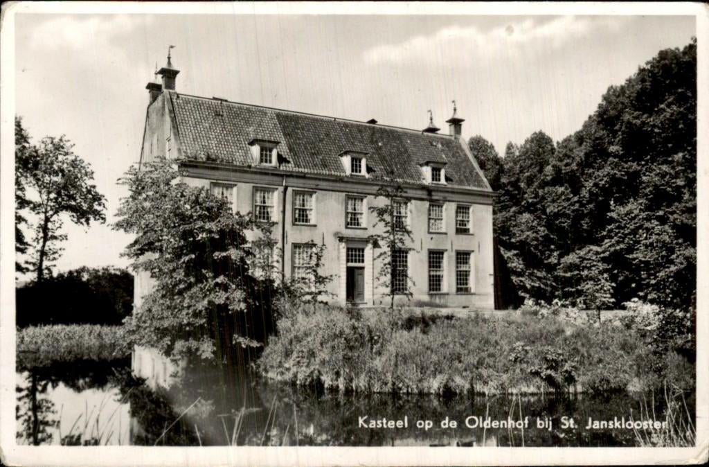 St. Jansklooster - Kasteel - Oldenhof, Ophalen of Verzenden, 1940 tot 1960, Gelopen, Overijssel