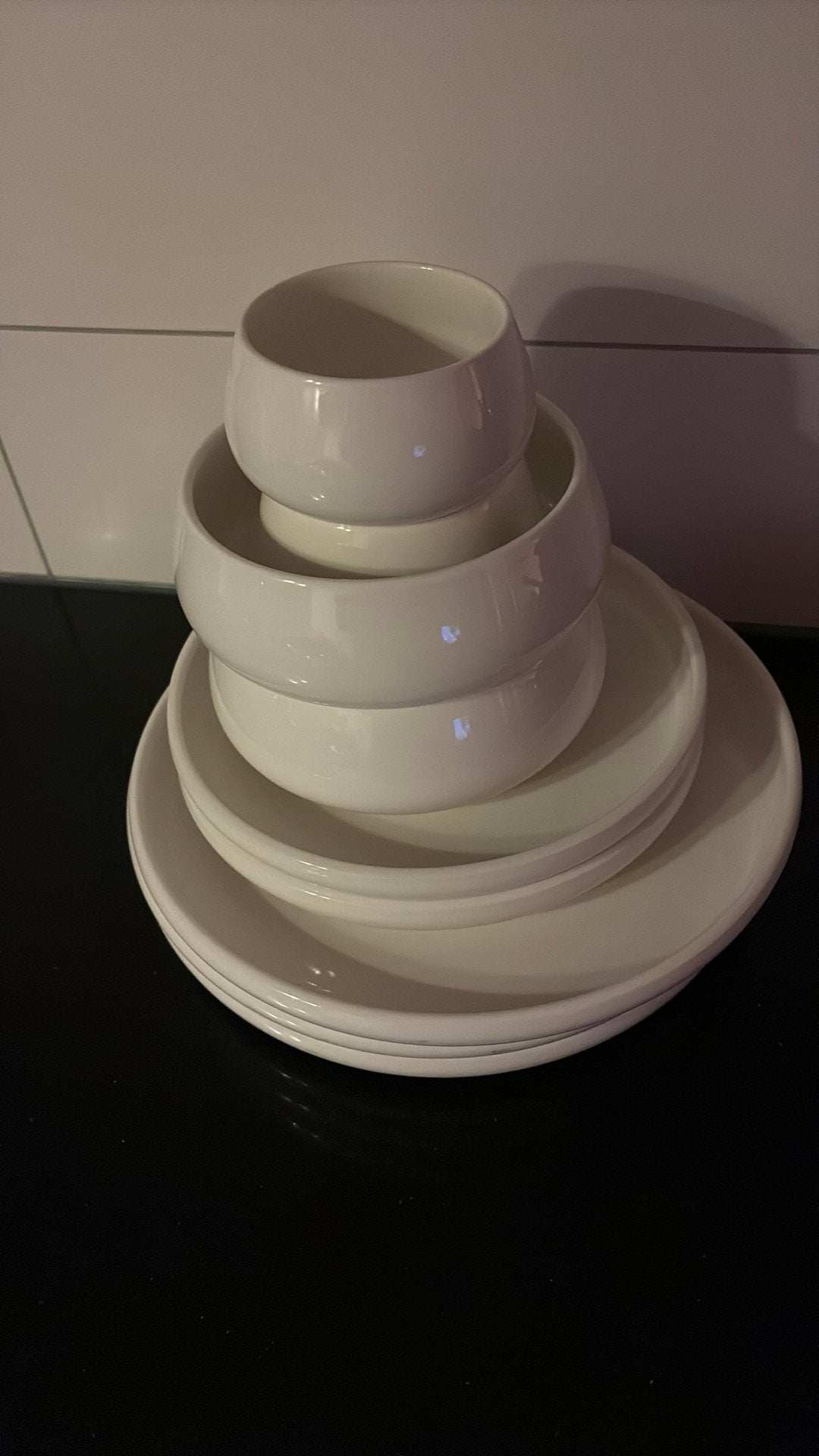Servies action, Ophalen