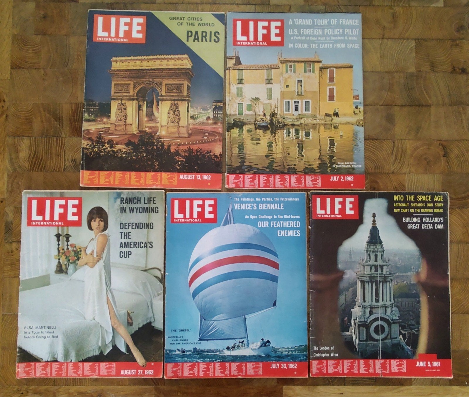 Life International Magazine 1961 en 1962, Ophalen of Verzenden, Gelezen, Overige typen
