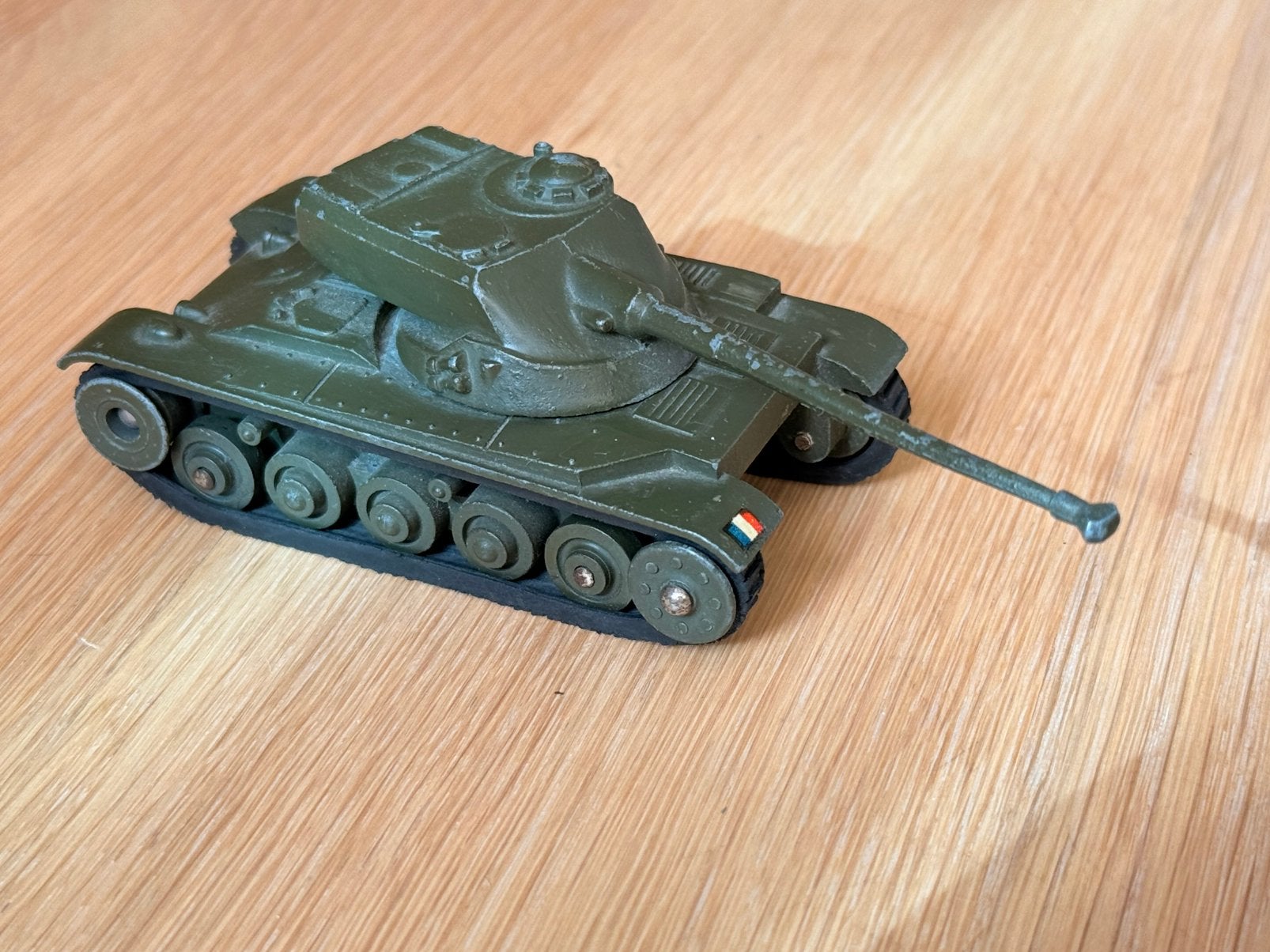 Dinky Toys 80C Char AMX Tank – vintage Made in France, Ophalen of Verzenden