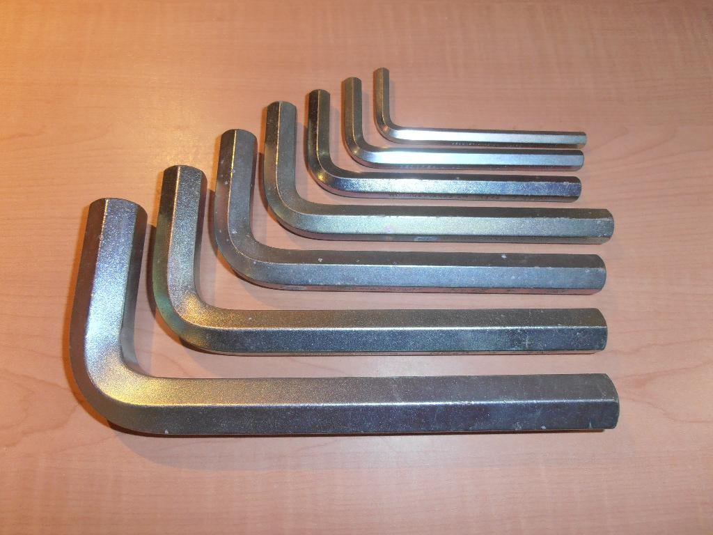 GEDORE inbussleutel set af - inch maten., Ophalen of Verzenden, Zo goed als nieuw