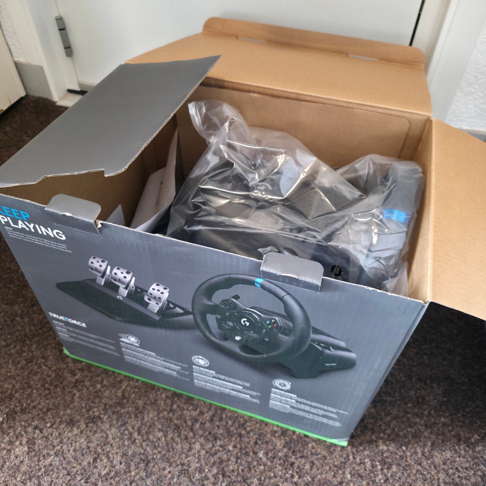 Logitech G923 TRUEFORCE Xbox/PC Met Garantie!, Ophalen, Zo goed als nieuw, Logitech