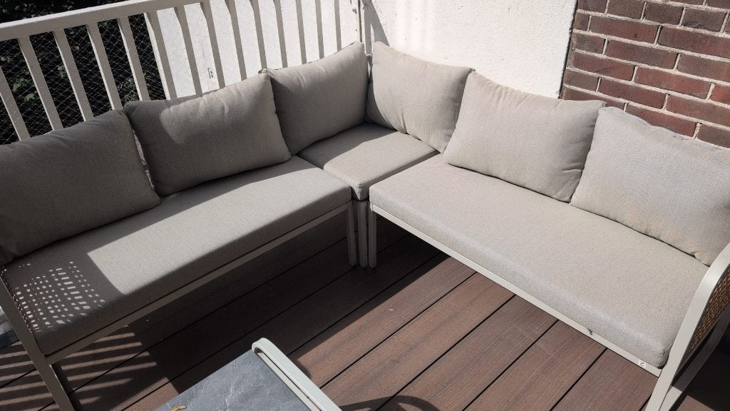 Leuke Tuinbank, Tuin en Terras, Ophalen, Gebruikt, Metaal