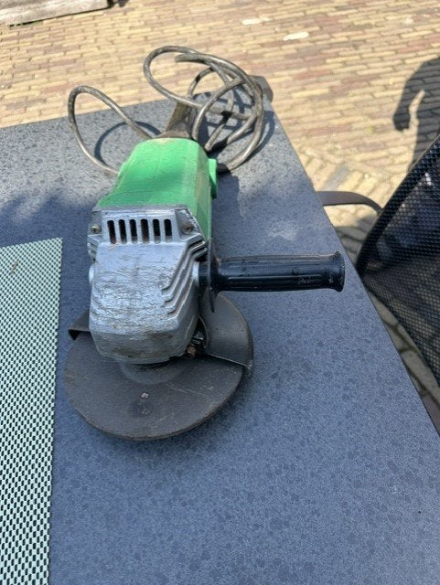 Hitachi haakse slijper 180, Ophalen of Verzenden, Gebruikt, 1000 watt of meer, Haakse handslijpmachine