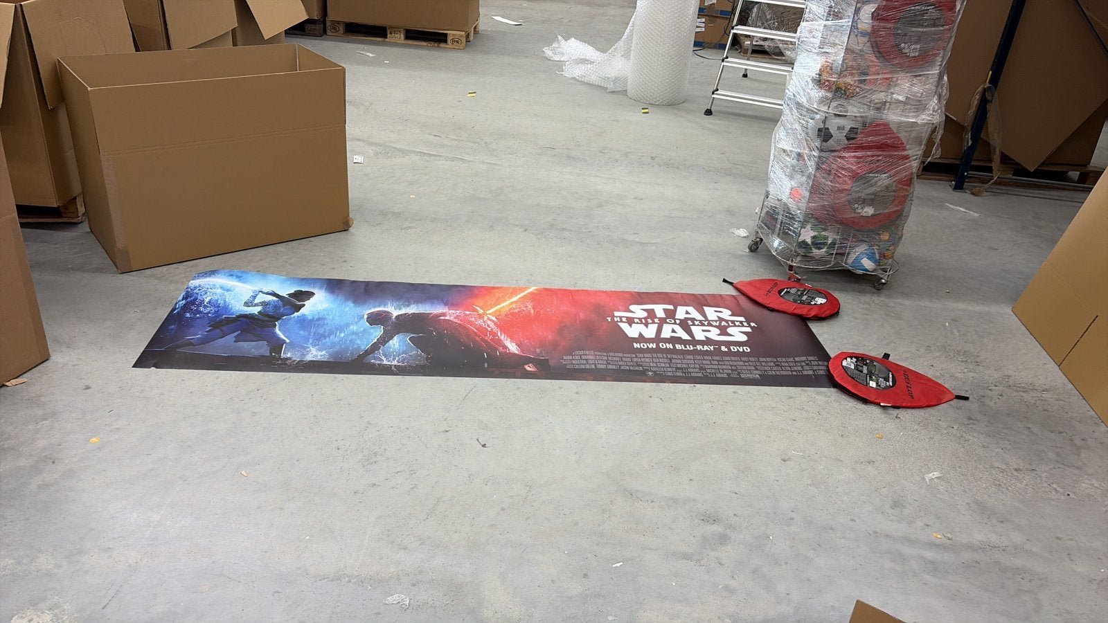 Star Wars The Rise of Skywalker XXL Promotiebanner  cm, Ophalen, Gebruikt