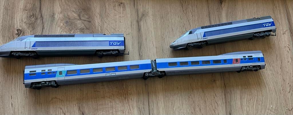 TGV Treinset met Rails - Lima, Hobby en Vrije tijd, Modeltreinen | H0, Ophalen, Gelijkstroom, Analoog, Lima