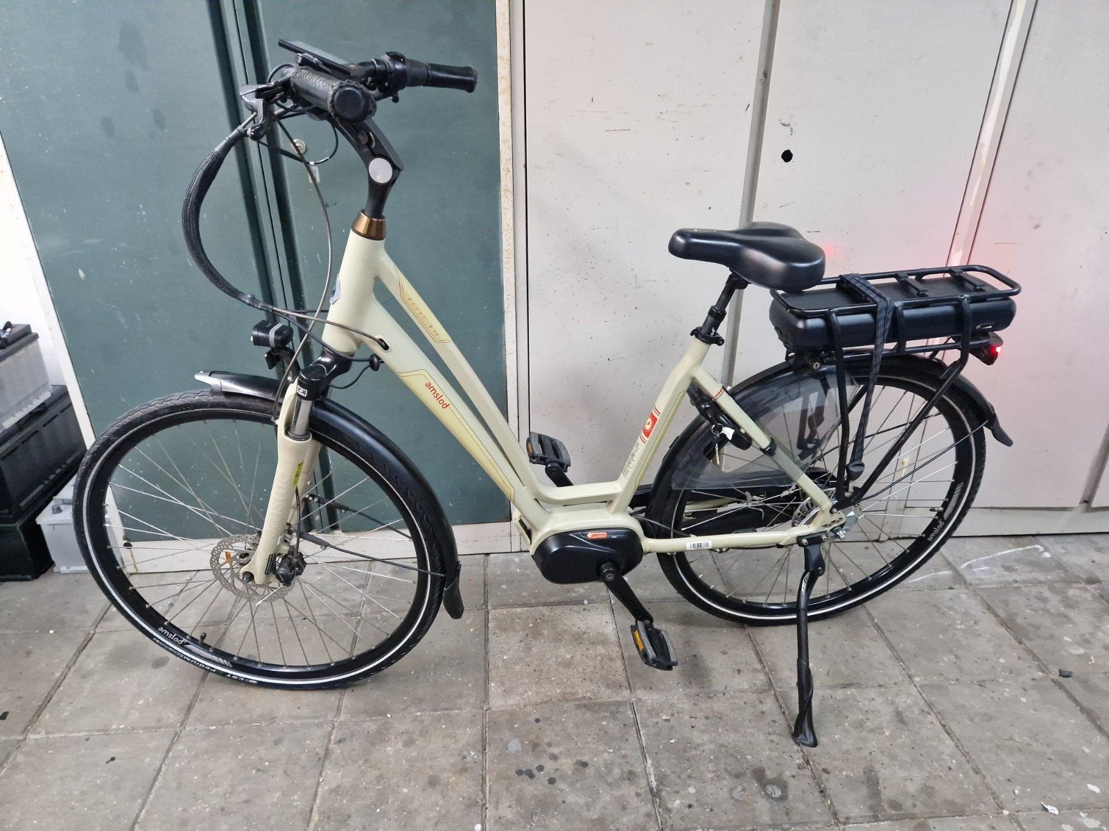 Amslod Ascot middenmotor Bafang, Overige merken, Ophalen of Verzenden, Zo goed als nieuw, 51 tot 55 cm