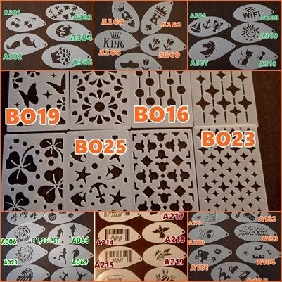 schminksjabloon vanaf 1,29 pst tot 1,59 pst NIEUW, Ophalen of Verzenden, Nieuw, Versiering, Overige