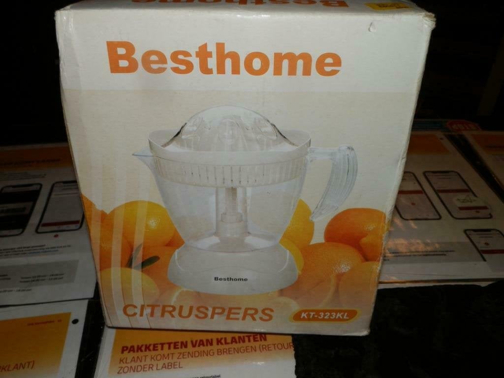 Citruspers Besthome KT 323KL nieuw, 1 tot 2 liter, 2 snelheden, Nieuw, Ophalen of Verzenden
