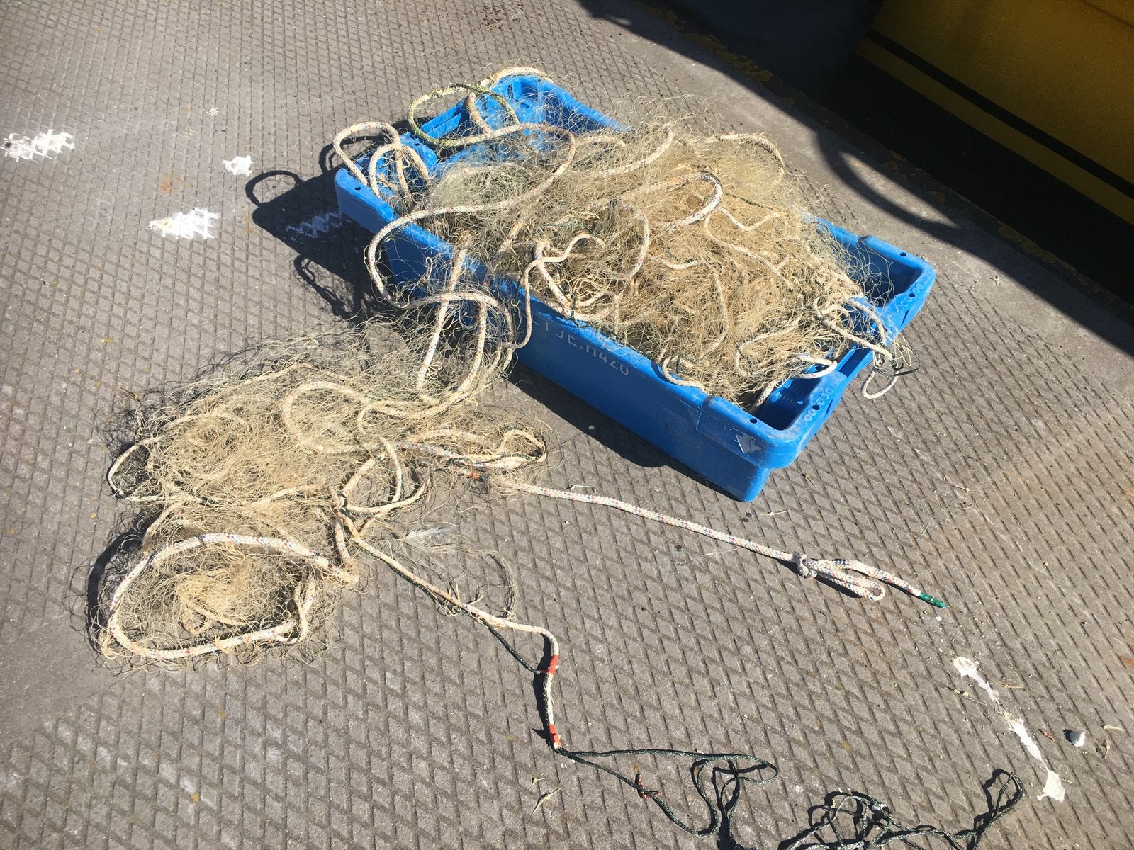 Staandwand, Ophalen, Gebruikt, Net of Fuik