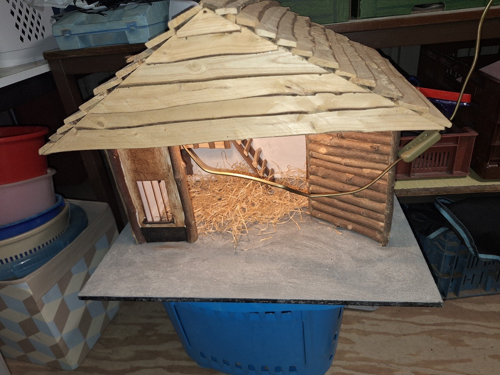Kerststal, Kinderen en Baby's, Ophalen, Hout