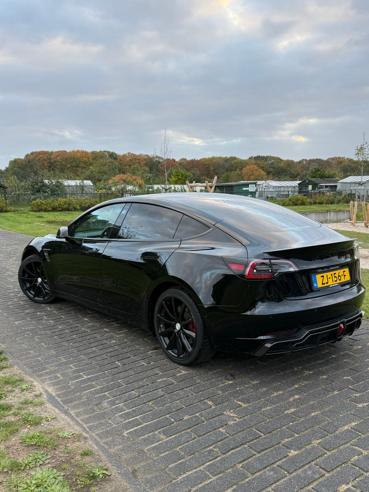 Tesla Model 3 2019 | Black model, Auto's, Automaat, 1831 kg, Zwart, Origineel Nederlands