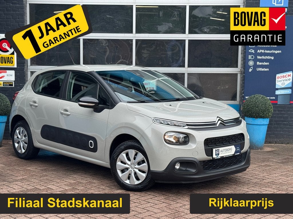 Citroën C3 1.2 PureTech S&S Feel, Keurmerk '100% Onderhouden', 450 kg, Euro 6, 450 kg