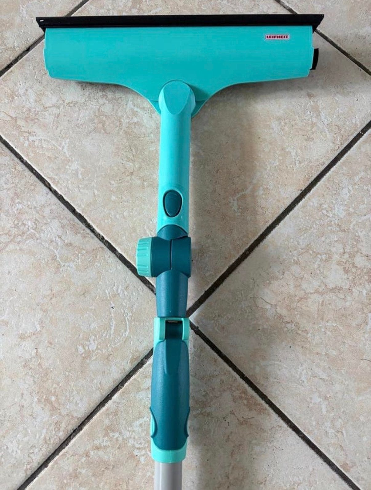 Leifheit Window & Frame Cleaner met Telescoopsteel, Ophalen, Raamwisser of Trekker