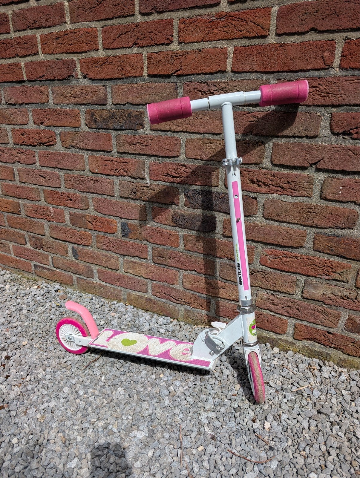 Roze step, verstelbaar en inklapbaar, Fietsen en Brommers, Steps, Ophalen