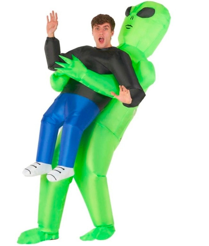 Alien pak carnaval, Ophalen of Verzenden, Zo goed als nieuw, Halloween, Kleding