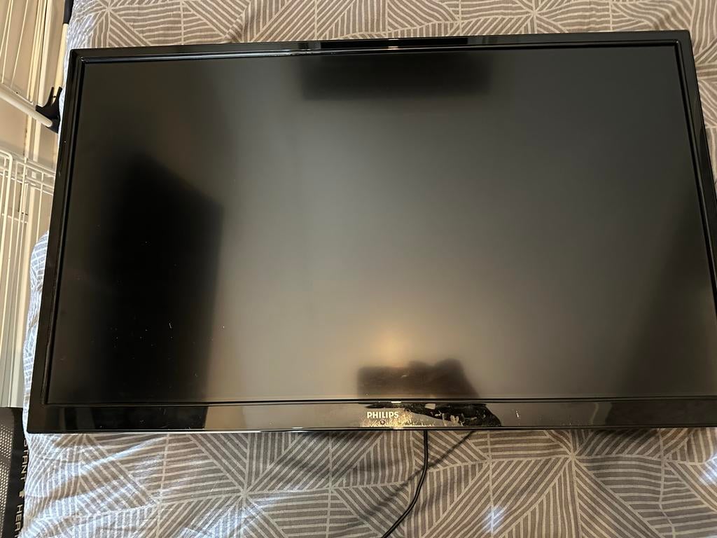 Philips TV 32 inch met muurbeugel Vogel’s, Ophalen, Philips, LED, 50 Hz