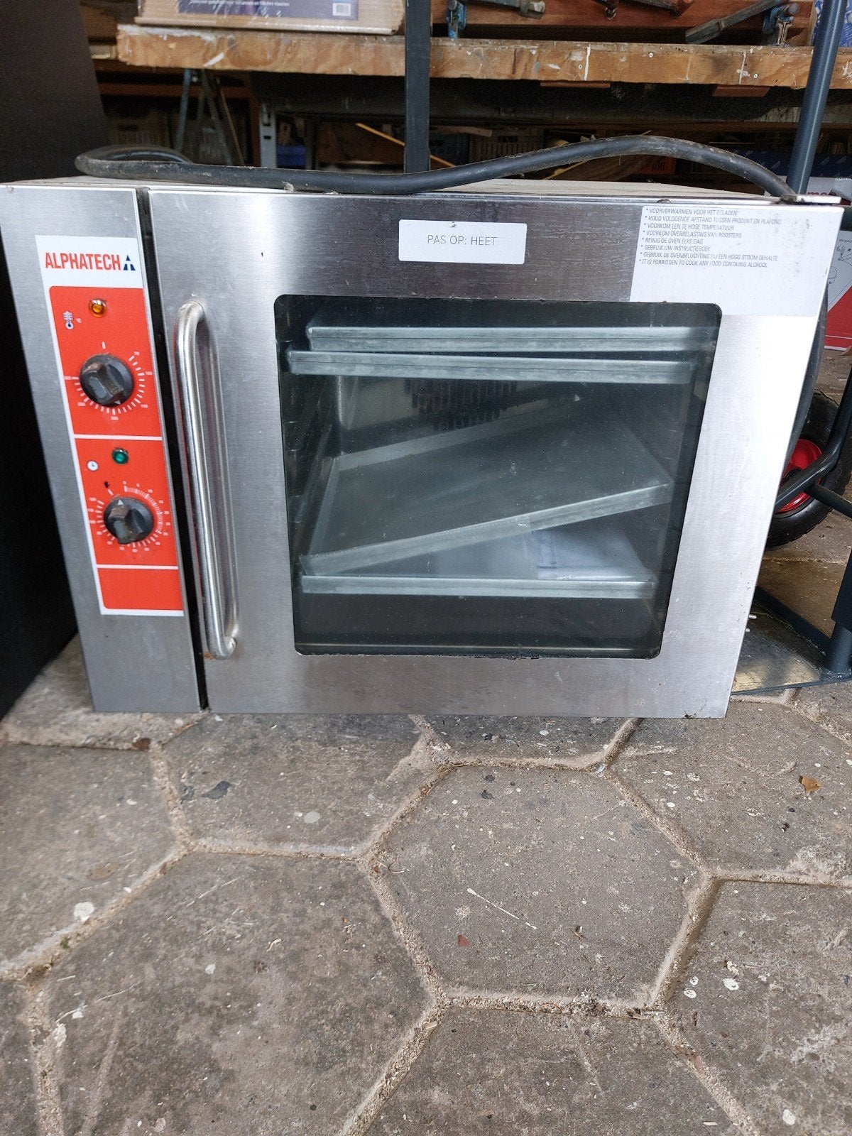 Professionele Alphatech oven, Ophalen, Minder dan 45 cm