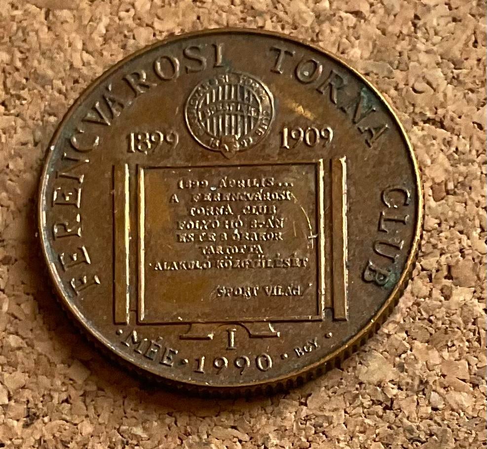 Penning - MÉE Budapest 1990 - Ferencvárosi Torna Club, Postzegels en Munten, Ophalen of Verzenden, Overige materialen, Buitenland