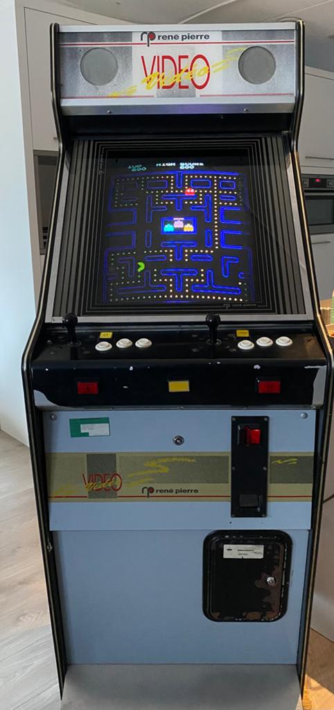 Old school Rene Pierre Arcade kast oa Pac Man , Donkey Kong, Verzamelen, Ophalen, Gebruikt, Frankrijk, Rene Pierre
