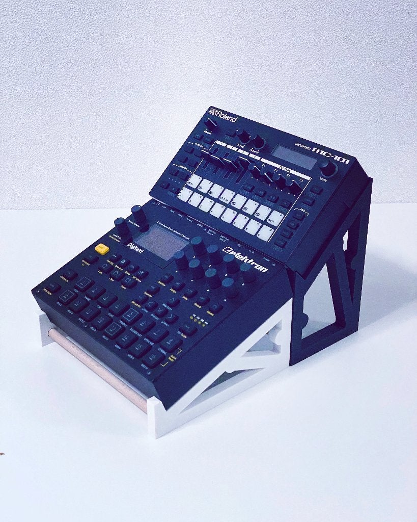 Standaard voor Elektron Digitakt, op maat in eigen kleur, Muziek en Instrumenten, Verzenden, Sculpted Stands, Support@sculptedstands.com