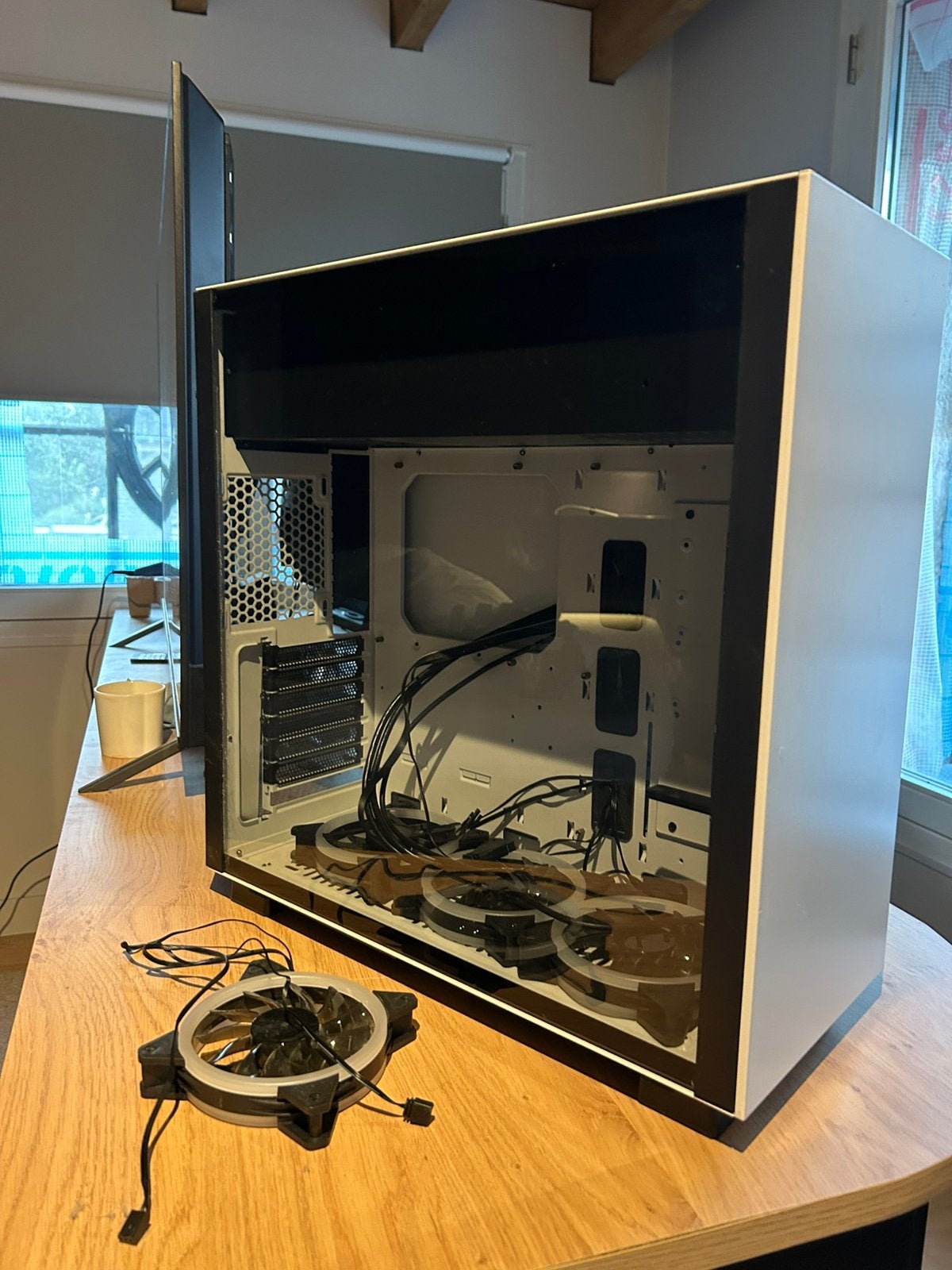 Sharkoon Pc case - pure steel rgb, Computers en Software, Desktop Pc's, Zo goed als nieuw, Ophalen of Verzenden