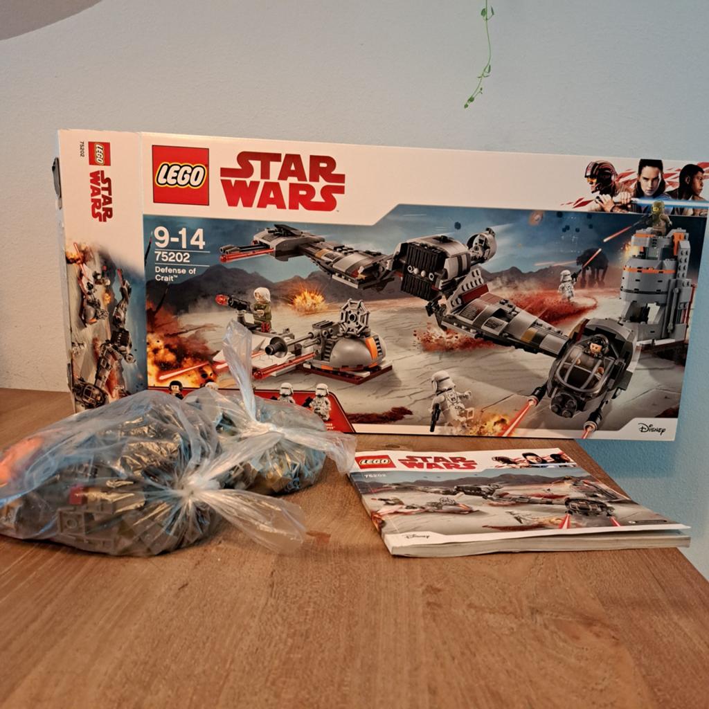 Te koop Lego Starwars 75202 Defense of Crait, Compleet, Star Wars, Lego, Ophalen of Verzenden
