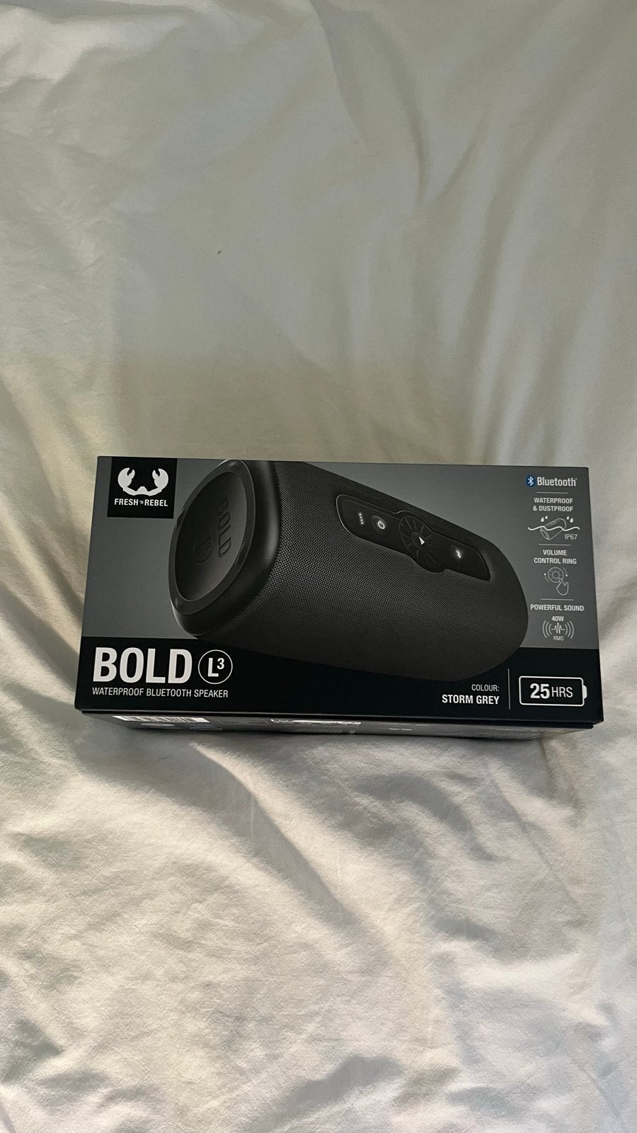 Fresh 'n Rebel Bold L3 Draagbare Bluetooth Speaker grey