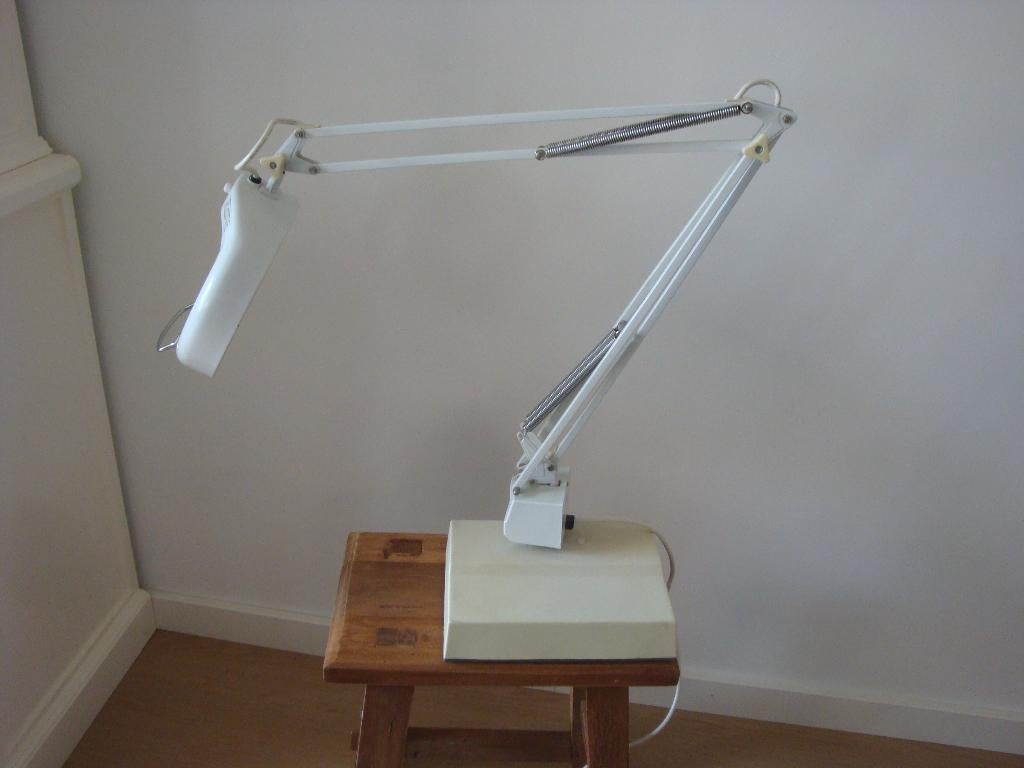 Loeplamp met TL verlichting, Ophalen, Gebruikt, Loeplamp