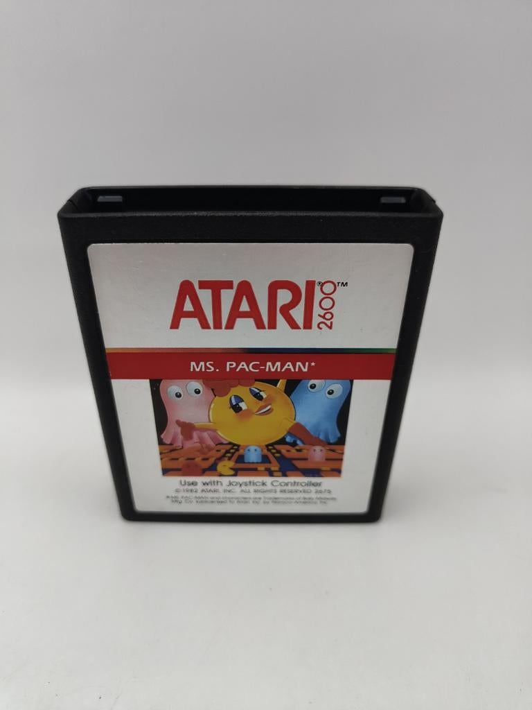 Atari 2600 Ms. Pac-Man game cartridge, Spelcomputers en Games, Avontuur en Actie, ., 1 speler, Ophalen of Verzenden