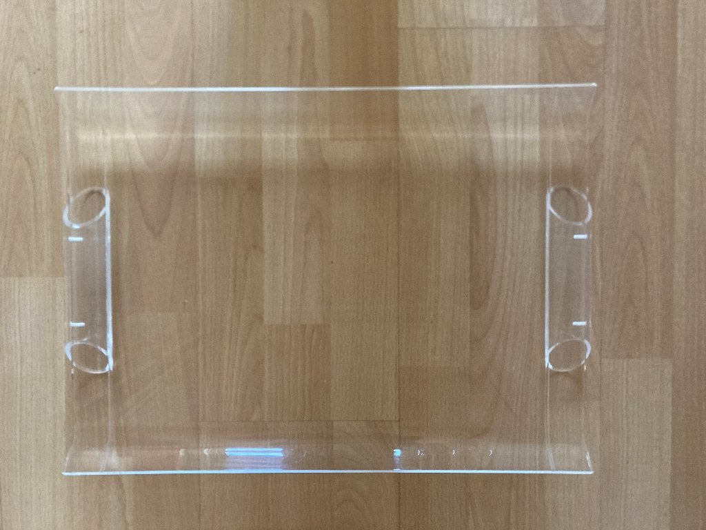 Perspex plexiglas dienblad, Kunststof, Gebruikt, Ophalen of Verzenden, Dienblad