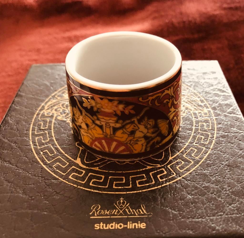 Rosenthal Versace Medusa, servetring porselein, Huis en Inrichting, Overige typen, Nieuw, Ophalen of Verzenden, Overige stijlen