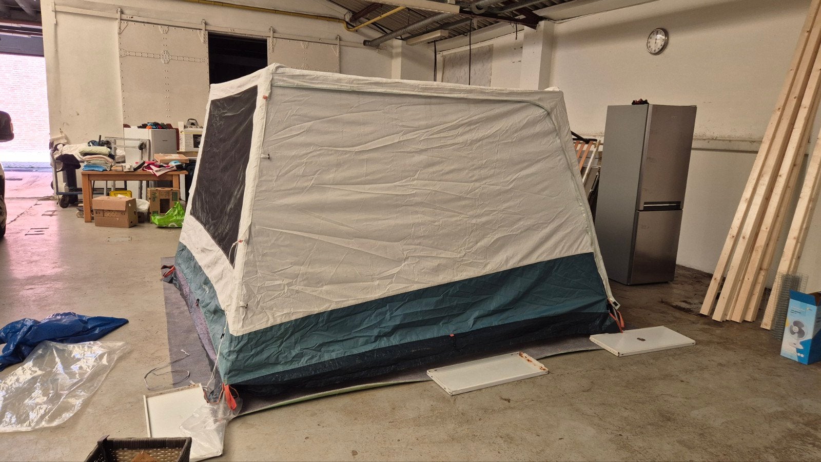 Decathlon Quechua Base Seconds tent zonder draagtas, Gebruikt, Tot en met 2, Decathlon Quechua, Ophalen of Verzenden