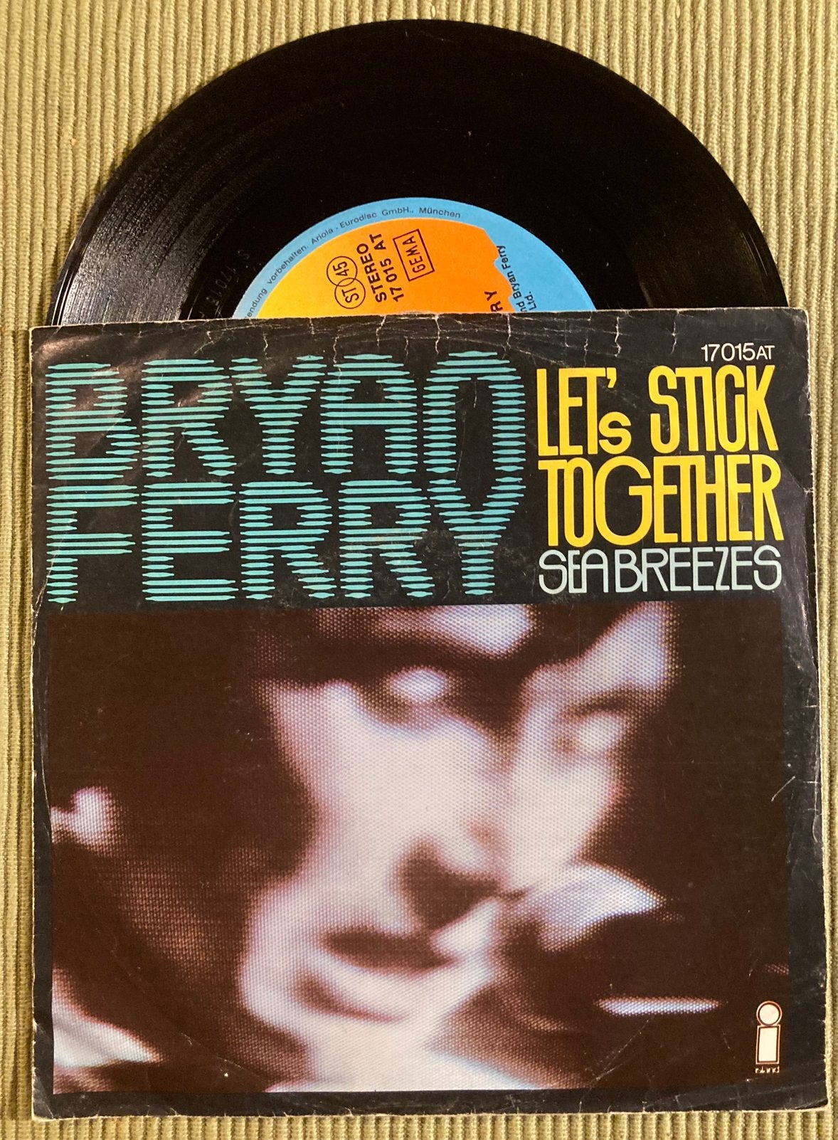 Vinyl single Bryan Ferry - Let’s stick together, Gebruikt, 7 inch, Ophalen of Verzenden, Rock en Metal