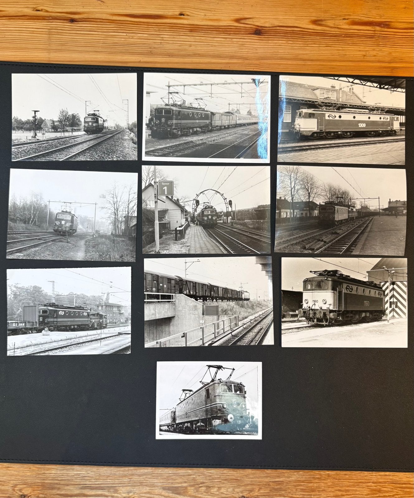 10 foto’s locomotieven NS-serie 1100 (jaren 60/70) (3), Ophalen of Verzenden, Gebruikt, Trein, Overige typen