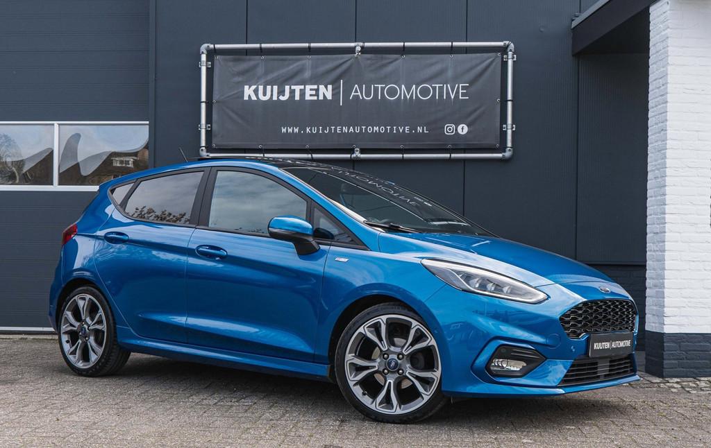 Ford Fiesta 1.0 EcoBoost ST-Line / Automaat / Full options /, Voorwielaandrijving, Gebruikt, 1064 kg, Blauw