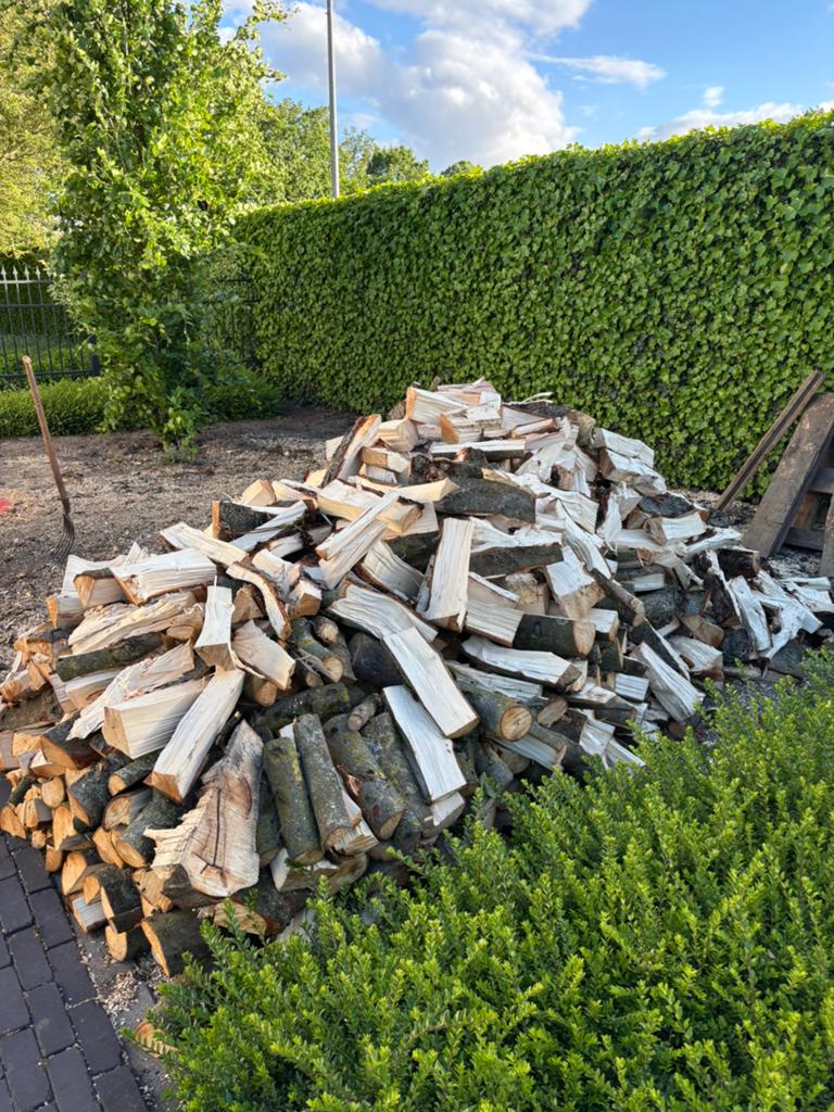 Kachel hout, haard hout, brandhout, 3 tot 6 m³, Ophalen of Verzenden, Overige houtsoorten, Blokken