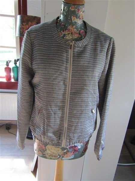 C875 EDC mt M jasje zilver goud blouson bomber, Maat 38/40 (M), Overige kleuren, Verzenden, Zo goed als nieuw